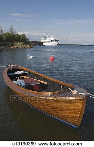 blue, boat, at sea View Large Photo Image Stock Photo - blue, boat, at sea. Fotosearch