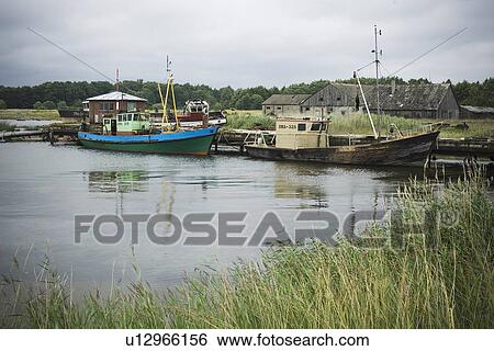Boats, Climate, Conveyance, Day, Grass View Large Photo Image Stock Photograph - Boats, Climate, Conveyance, Day, Grass. Fotosearch