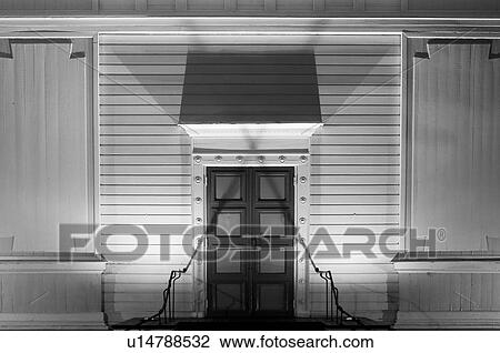 Stock Image - door, louvers, exterior, wall, architecture, detail. Fotosearch