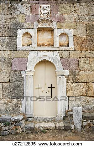 Belief, Calm, Cross, Church, Door View Large Photo Image Stock Photography - Belief, Calm, Cross, Church, Door. Fotosearch