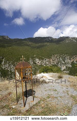 Stock Image - Cliff, Grass, Day, Cloud, Altar. Fotosearch