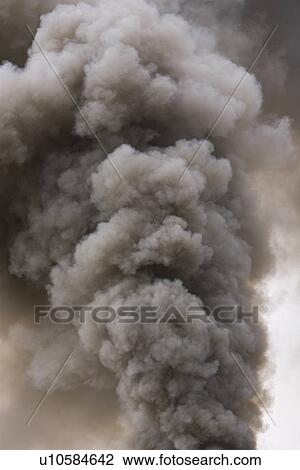 Stock Image - Burning, Close-Up, Cloud, Day, Dense. Fotosearch