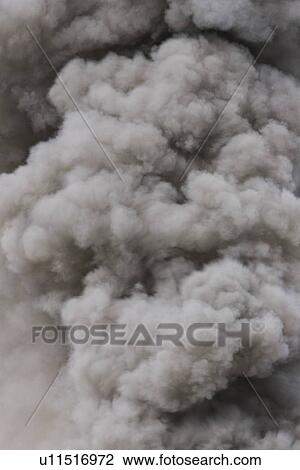 Stock Image - Burning, Close-Up, Cloud, Day, Dense. Fotosearch