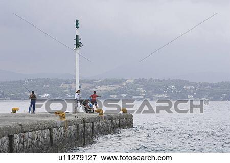 Stock Photo - Casual Clothing, Day, Fishing. Fotosearch