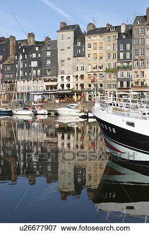 Stock Photo - waterfront, view, ship, pier, wharf, Maine. Fotosearch