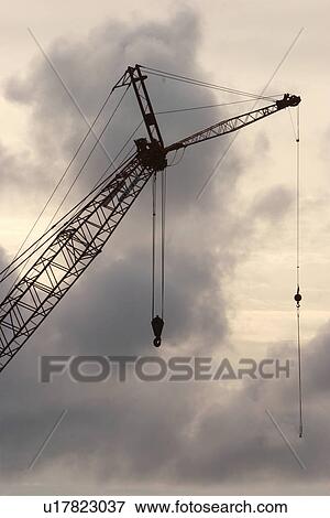Stock Photo - industry, crane, machine, machinery, metal, day. Fotosearch