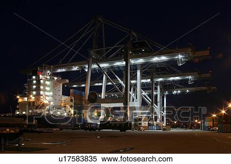 Stock Photography - cargo, loading, unloading, arrangement, arranged, array. Fotosearch
