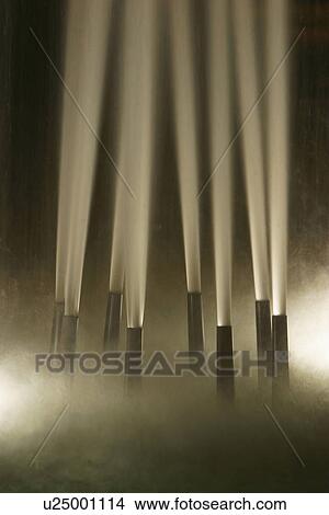 Picture - fountain, jet, outpouring, spring, outflow, flow. Fotosearch