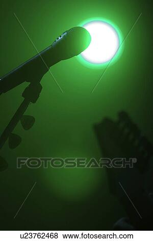 Stock Photo - band, musical, instrument, microphone, performance, performing. Fotosearch