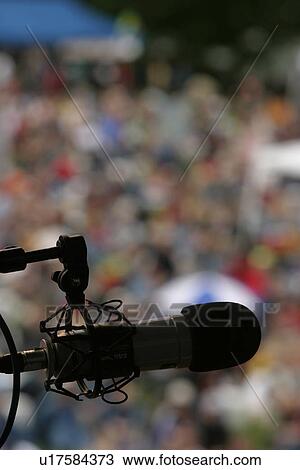 Stock Image - band, musical, microphone, performing, stage, instrumentalist. Fotosearch