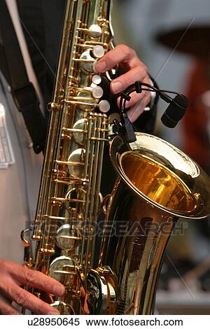 horn, hands, saxophone, music, device, harmonious View Large Photo Image Stock Photography - horn, hands, saxophone, music, device, harmonious. Fotosearch