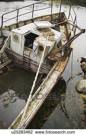 Boat, Conveyance, Day, Decay View Large Photo Image Stock Image - Boat, Conveyance, Day, Decay. Fotosearch