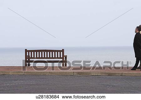 Picture - horizon, sky, blue, people, leisure, road. Fotosearch