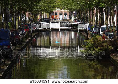 Stock Image - canal, waterway, water, river, flow, flowing. Fotosearch