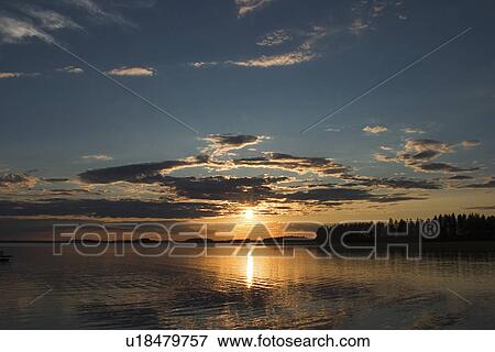 Stock Photo - Clouds, Dusk, Day, Dawn, Amber. Fotosearch