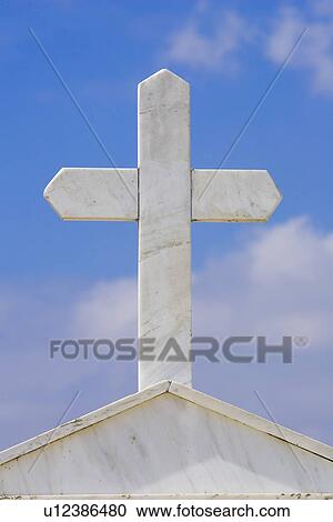 Stock Image - Church, Belief, Calm, Building, Blue Sky, Architecture. Fotosearch