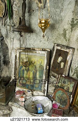 Stock Image - Coin, Group Of Objects, God, Frame, Altar. Fotosearch