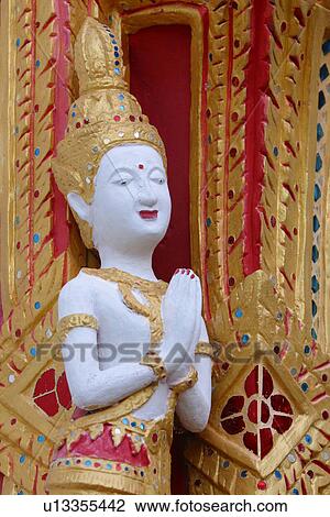 religious, figure, Buddha, temple, Thailand, Buddhism View Large Photo Image Stock Image - religious, figure, Buddha, temple, Thailand, Buddhism. Fotosearch