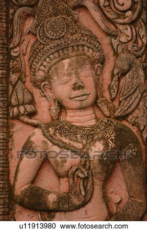 Stock Image - Thailand, Thai, Buddhist, Buddhism, religion, statue. Fotosearch