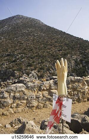 Stock Photograph - Calm, Day, Glove, Grass, Hill. Fotosearch