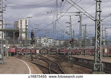Stock Photography - railroad, conveyance, travel, track, way, path. Fotosearch