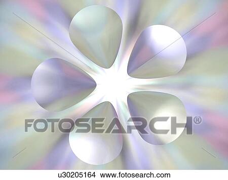 Image of five petaled flower View Large Illustration Stock Illustration - Image of five petaled flower. Fotosearch