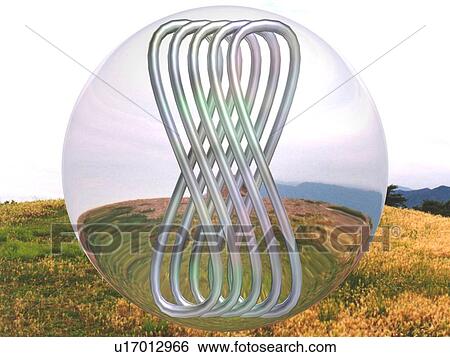 Metal materials crossing inside ball of glass View Large Illustration Stock Illustration - Metal materials crossing inside ball of glass. Fotosearch