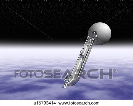 Metallic figures playing on a slide View Large Illustration Stock Illustration - Metallic figures playing on a slide. Fotosearch