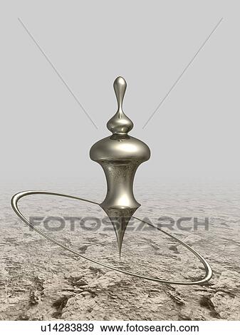 Metallic object shaped like vial inside hoop View Large Illustration Stock Illustration - Metallic object shaped like vial inside hoop. Fotosearch