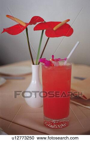 Anthurium Flowers and a Glass of Tropical Drink on the Table, Differential Focus View Large Photo Image Stock Image - Anthurium Flowers and a Glass of Tropical Drink on the Table, Differential Focus. Fotosearch