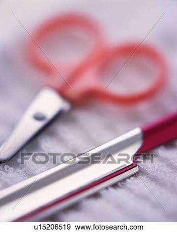 Closed Up Image of a Razor and Scissors View Large Photo Image Stock Photo - Closed Up Image of a Razor and Scissors . Fotosearch