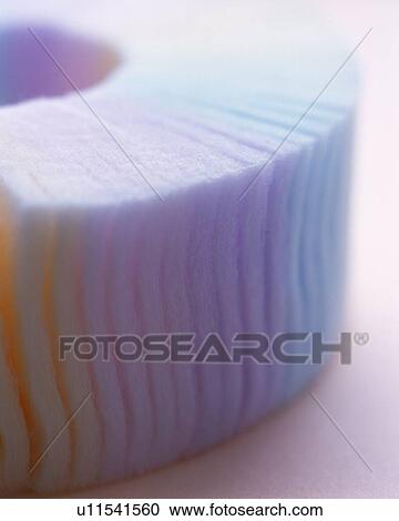 Stock Image - Closed Up Image of Cosmetic Cottons, Differential Focus. Fotosearch