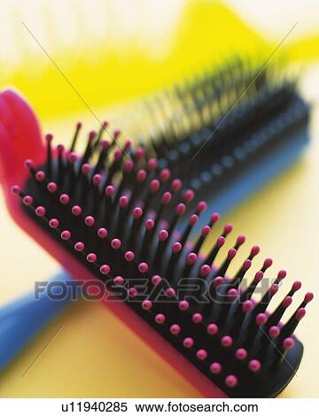 Closed Up Image of Hairbrushes, Differential Focus View Large Photo Image Stock Photography - Closed Up Image of Hairbrushes, Differential Focus. Fotosearch