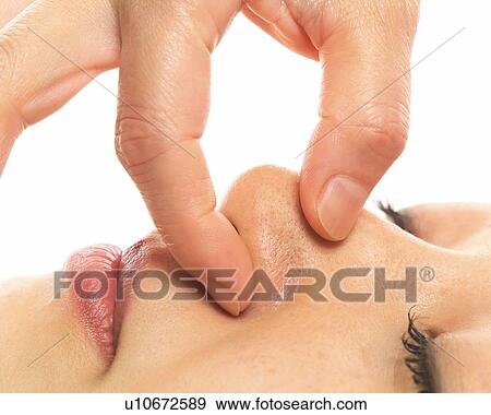 Facial Massage, Close Up, Side View View Large Photo Image Stock Photo - Facial Massage, Close Up, Side View. Fotosearch