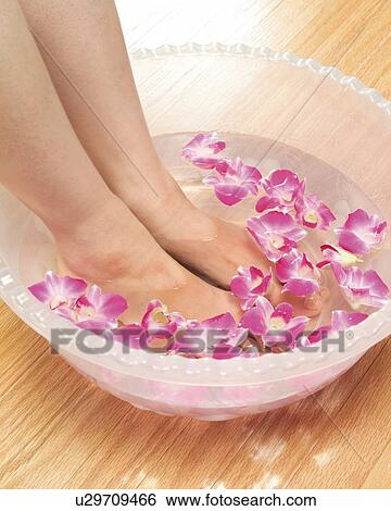 Footbath, High Angle View View Large Photo Image Stock Photograph - Footbath, High Angle View. Fotosearch