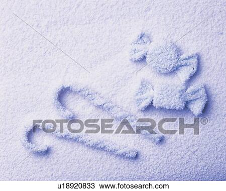 Stock Image - Sand Craft of Candies, High Angle View. Fotosearch