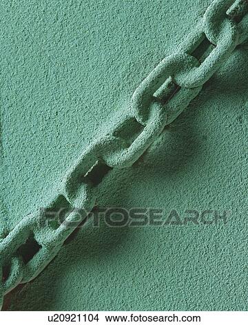 Picture - Sand Craft of Chain, High Angle View. Fotosearch