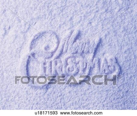 Stock Image - Sand Craft of Christmas Sign, High Angle View. Fotosearch