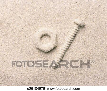 Sand Craft of Industrial Tools, High Angle View View Large Photo Image Stock Photography - Sand Craft of Industrial Tools, High Angle View. Fotosearch