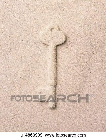 Stock Photo - Sand Craft of Key, High Angle View. Fotosearch