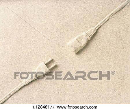 Stock Photo - Sand Craft of Power Source, High Angle View. Fotosearch