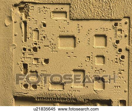 Sand Craft of Printed Board, High Angle View View Large Photo Image Stock Photography - Sand Craft of Printed Board, High Angle View. Fotosearch