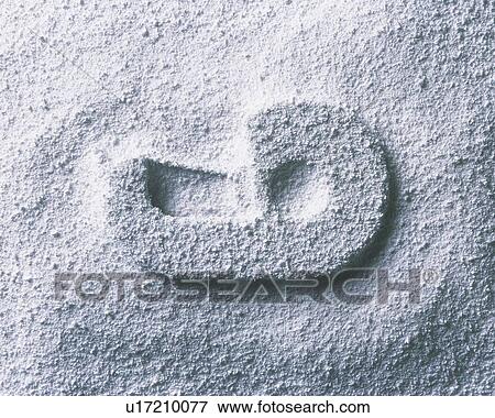 Stock Photo - Sand Craft of Scotch Tape Cutter, High Angle View. Fotosearch
