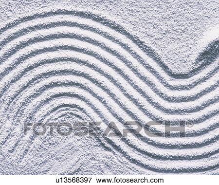 Sand Craft of Wavy Line, High Angle View View Large Photo Image Stock Photo - Sand Craft of Wavy Line, High Angle View. Fotosearch