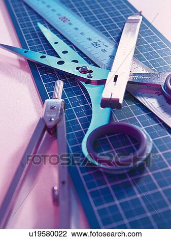 Close up of drafting instruments View Large Photo Image Stock Image - Close up of drafting instruments. Fotosearch