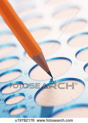 Pencil tracing circle template View Large Photo Image Stock Photograph - Pencil tracing circle template. Fotosearch
