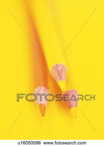 Three yellow pencils View Large Photo Image Stock Photo - Three yellow pencils. Fotosearch