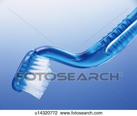 Blue bent toothbrush View Large Photo Image Stock Image - Blue bent toothbrush. Fotosearch