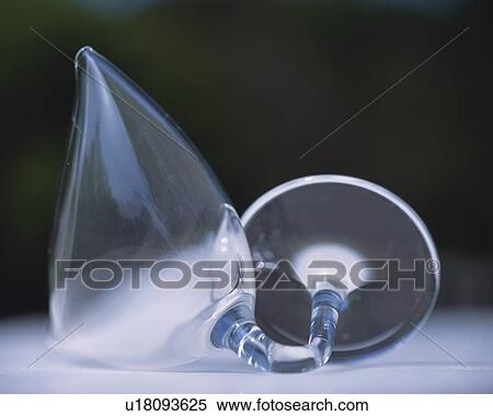 Stock Photography - Close up of bent glass. Fotosearch