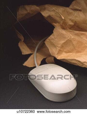 Computer mouse taken out from tore brown paper bag View Large Photo Image Stock Image - Computer mouse taken out from tore brown paper bag. Fotosearch